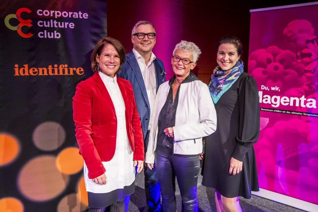 corporate culture club bei magenta vortragende monika kriwan-ralf tometschek-irmgard zirkler-alexandra eichberger